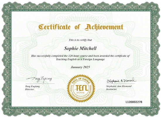 TEFL course support and guidance